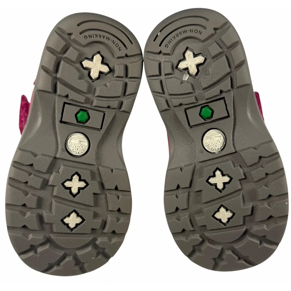 Timberland Toddler Girls Timber Tykes Hook & Loop Winter Waterproof Boots Size 5